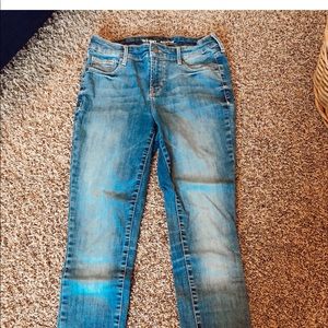 Frayed jeans